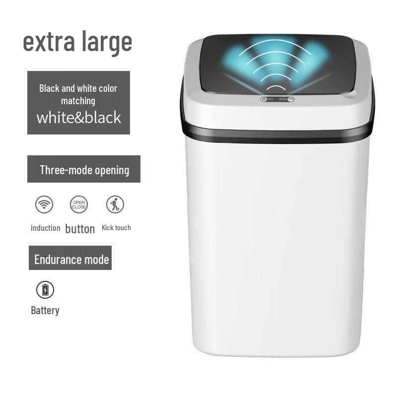 ZISIZ 15L Automatic Sensor Smart Trash Can
