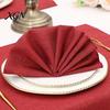 Soft Textured Napkins for Restaurants Imitation Linen Cloth Napkin, Washable Fabric 18 x Stain Resistant Parties Inch Square Napkin Weddings