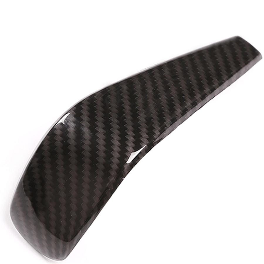 US Carbon Fiber Look Gear Shift Knob Head Cover For BMW 3 Series E90 E91 E92 E93