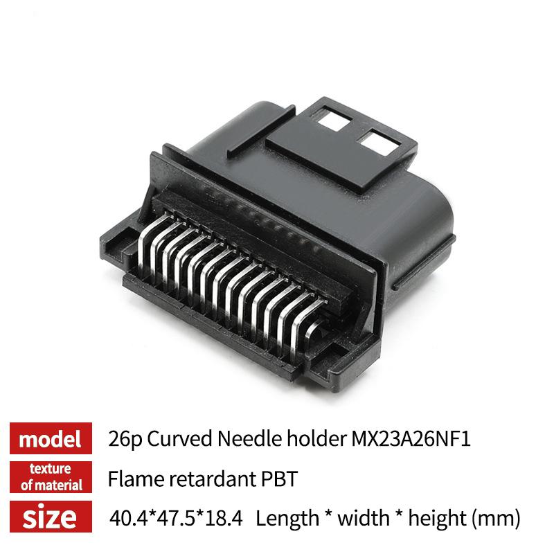 5/20 Sets JAE Type Automotive Waterproof Connector MX23A12SF1 MX23A26NF1 PCB Board Wiring Harness Plug Pin End