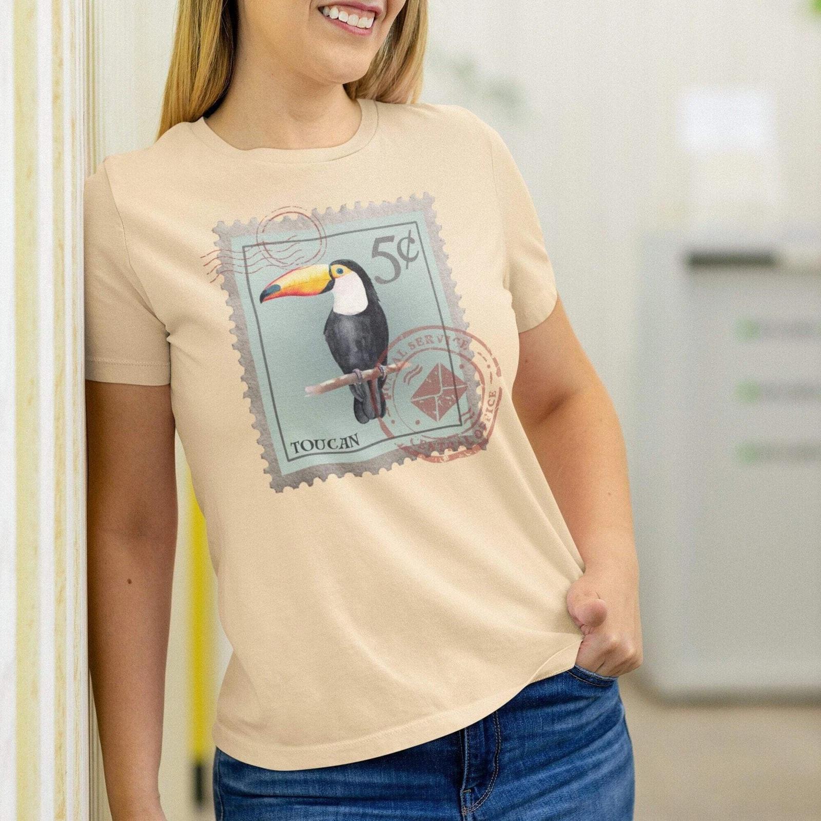 Toucan Bird T-shirt, Bird Watching S