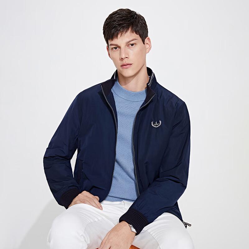 Navigare Men's Stand-Collar Windproof Casual Jacket