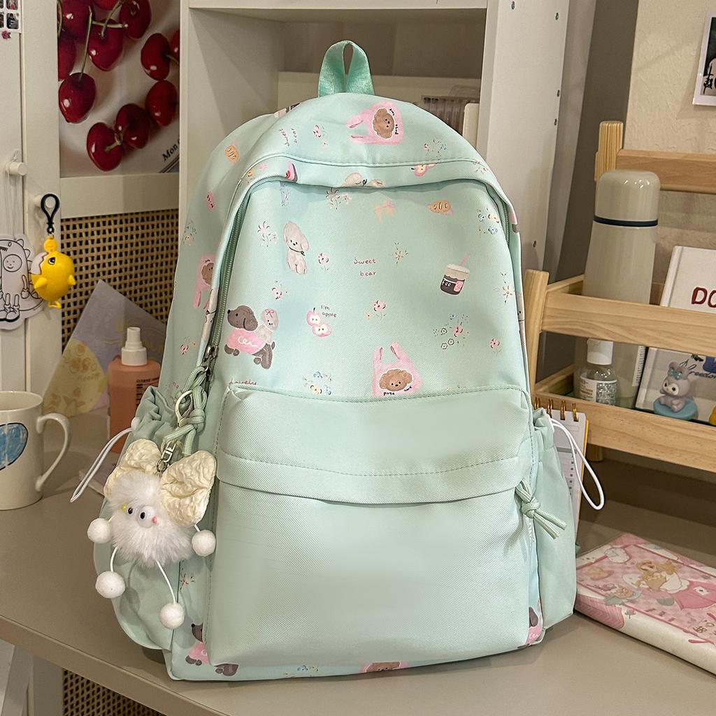 Schoolbag new schoolbag female primary and secondary school students backpack backpack cartoon niche design sense junior high school students backpack