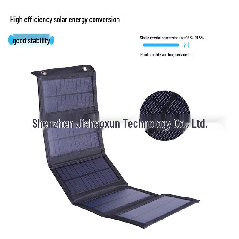 20W Waterproof Solar Charging Foldable Bag for Outdoor Travel