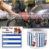 150PCS/roll, Car Oil Change Sticker, Cycling Repair Sticker, Reminder Window Sticker, Adhesive Label, Car Sticker