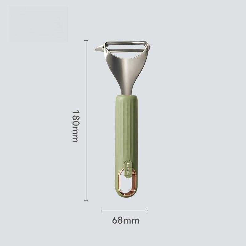 Kitchen Stainless Steel Peeler Household Hanging Loofah Potato Peeler Multi-purpose Melon Fruit and Vegetable Planer7