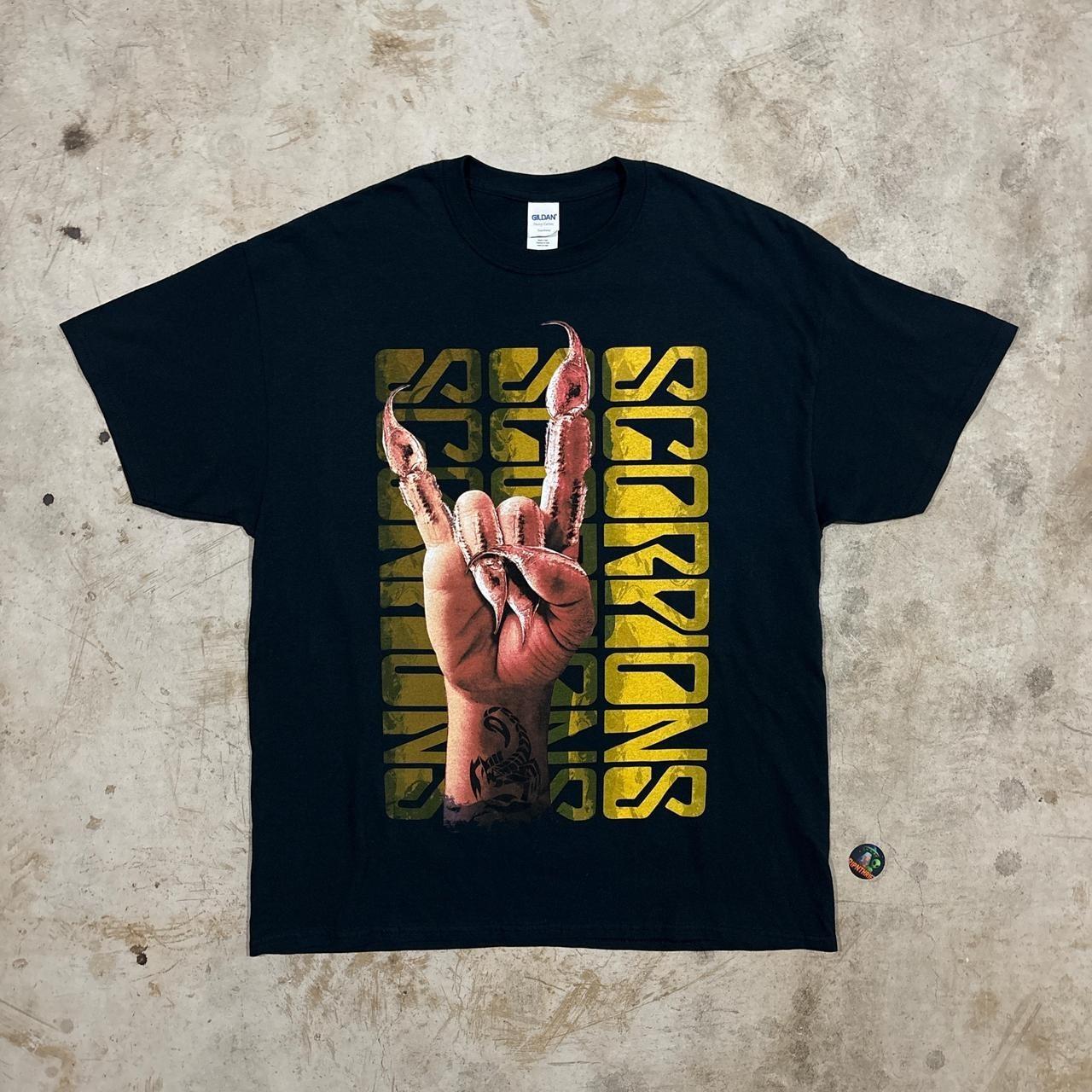 2016 Scorpions World Tour футболка группы Размер XL Унисекс Футболка XXXL