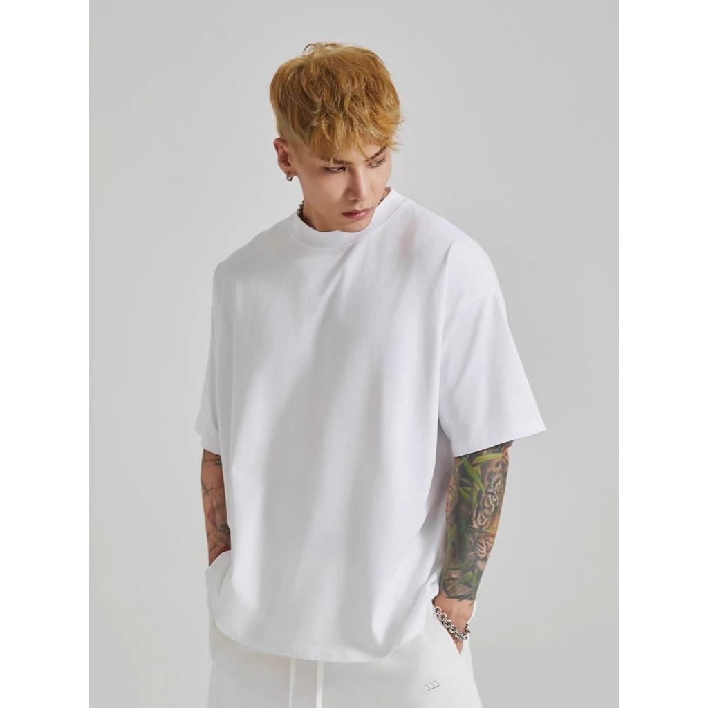 Unisex Měkké Prodyšné Volné Ležérní Tričko - Kulatý Výstřih Krátký Rukáv, Lze Prát v Pračce Letní Venkovní Plážové Oblečení, Pratelné Klasický Všestranný Styl