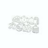 New Year Metal Cutting Dies Bell Cutting Die Snowman Cutting  Mold Christmas Tree Embossing  Crafts