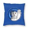 Coraline Noise Pillowcase Double-Sided Printing Fabric Cushion Cover Decor Button Throw Pillow Case Cover Bedroom