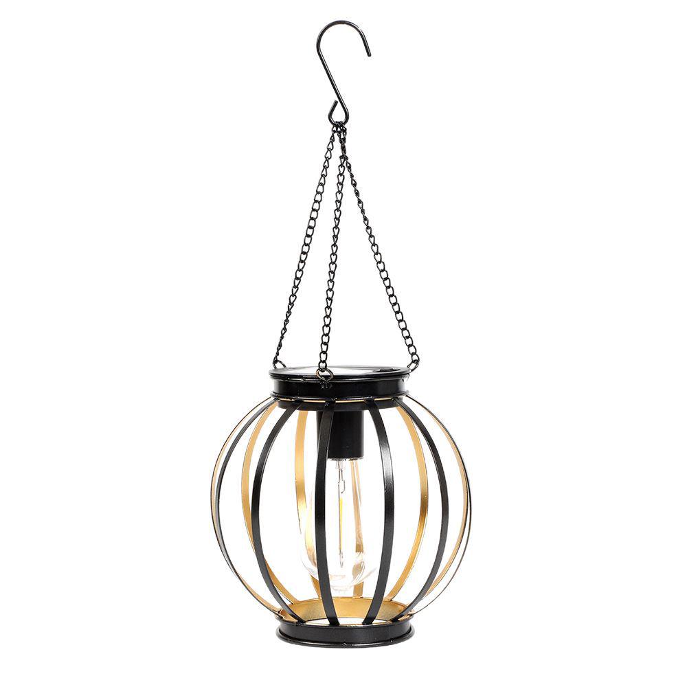 Cross-border Solar Lantern: Wrought Iron Garden & Patio Chandelier