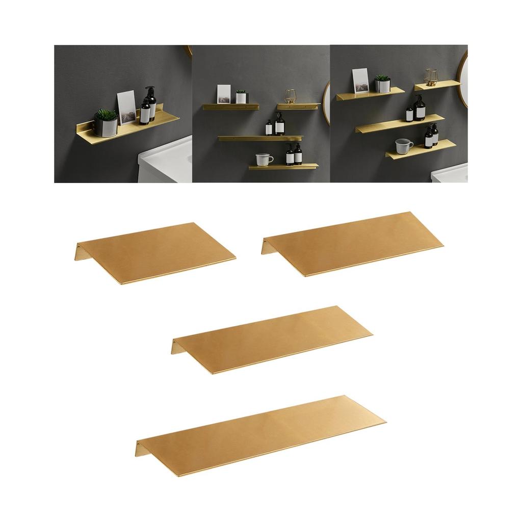 Aluminum Floating Shelves Wall Mount Bathroom for Bar Kitchen