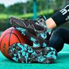 Big Size 36-48 Basketball Shoes Shock-Absorbant High-top Sneakers Anti-Slip Basketball Sneakers Competition Training Shoes
