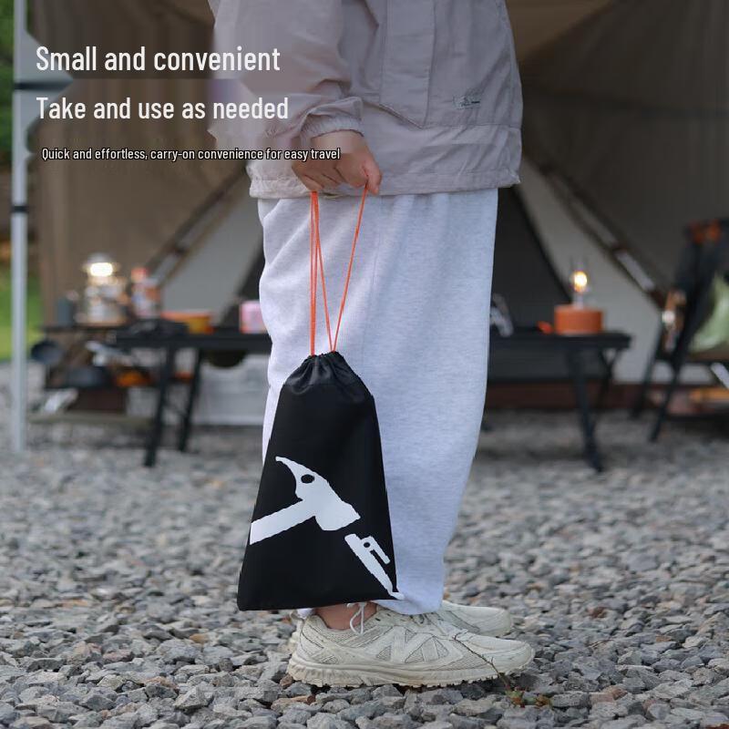 Outdoor Tent Stake and Hammer Storage Bag