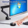 LED Light Computer Desktop External Power Switch Round Button for PC Motherboard Start On Off 1M Extension Cable Home Office