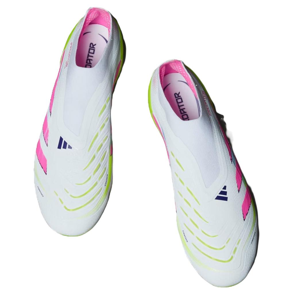 adidas Predator 24 Elite Laceless FG Celestial Victory Pack Unisex Sneakers White Cloud-White Lucid-Pink ID3876