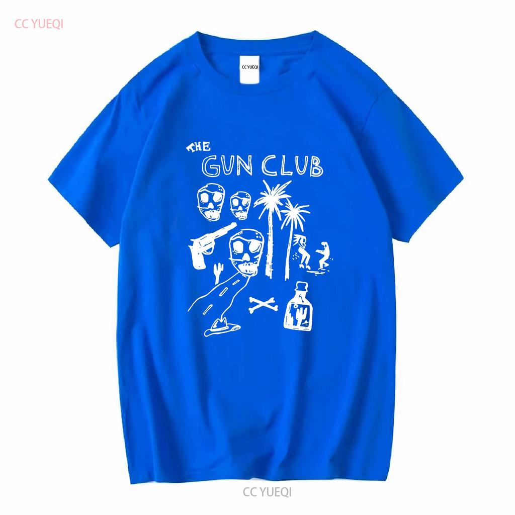 The Gun Club T Shirt Post Punk Band Sh vintage Washed Stretched graphic Unisex fashion Soft Slightly streetwear Casual
