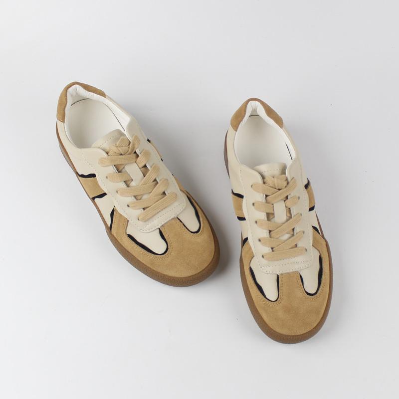 

Модные кроссовки из коровьей кожи в стиле ретро, женские кожаные кроссовки на плоской подошве для повседневной носки 40