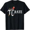 Pirate Pi Funny Math Pie Halloween Teacher Men Women T-Shirt