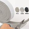 Wearable 4M Foam Self-adhesive Door Window Sealing Strip Sliding Dustproof Sponge Strip Home Soundproof Insulation Sealing Tape