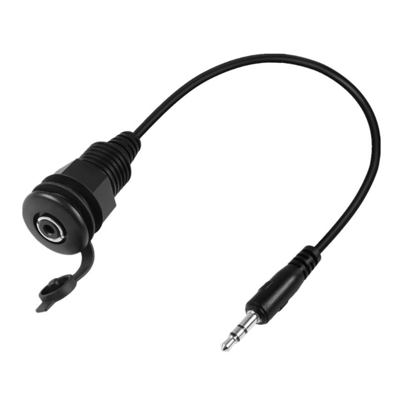 

3.5mm TRS Stereo Panel Mount Cable With Threaded Lock For High Fidelitys Sound Transmission And Dustproof Design