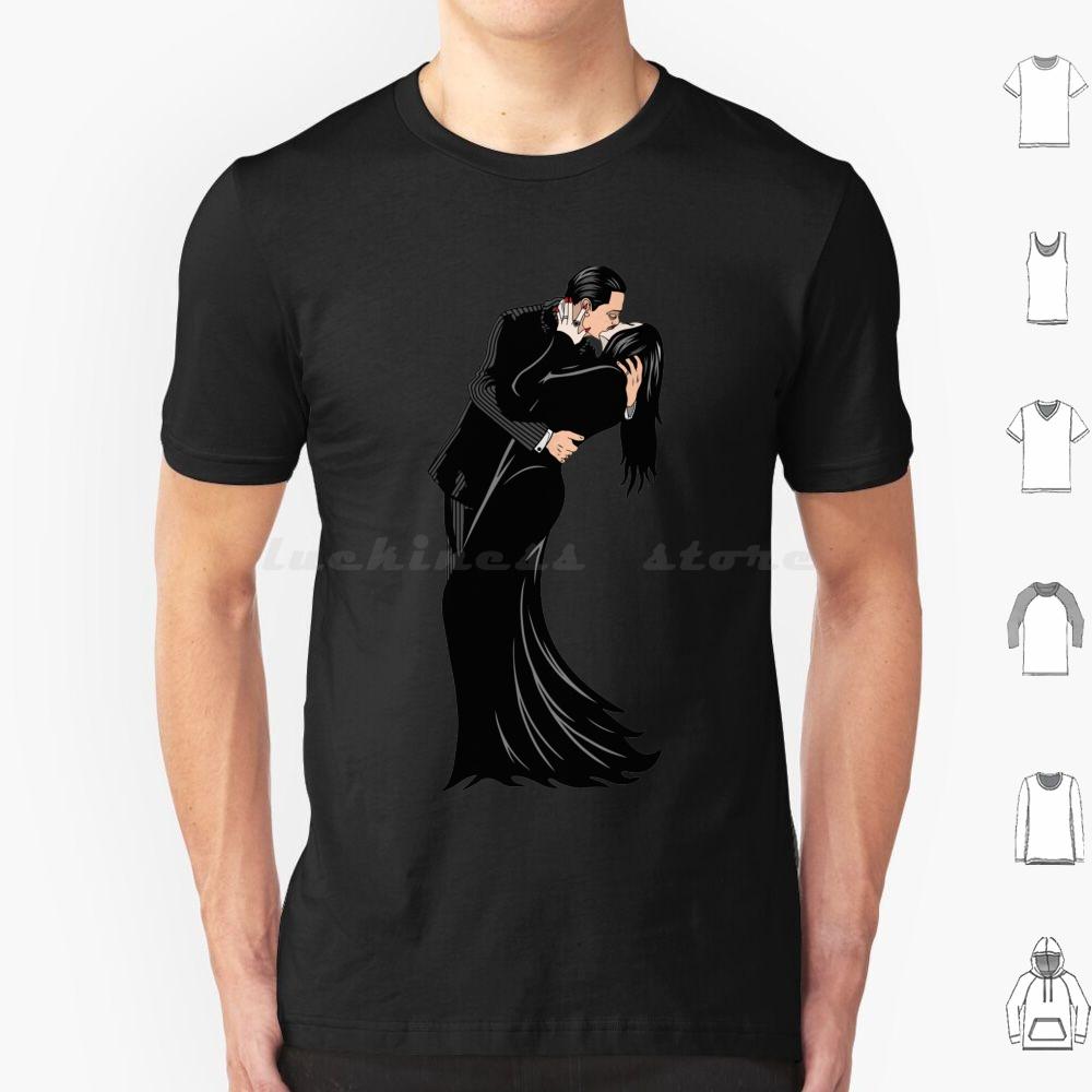 Cara Mia T Shirt Cotton Men Women DIY Print Romance Love Kiss Gothic Emo Addams Gomez Morticia Horror Halloween Scary Cara Mia