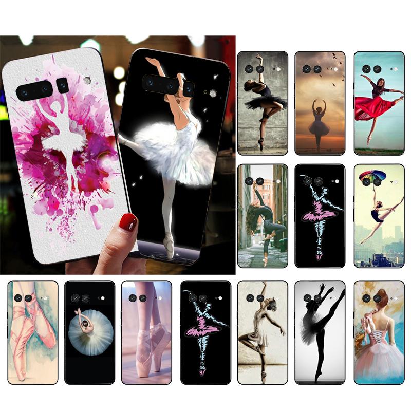 Phone Case For Google Pixel 10 Pro XL 9 Pro XL 9A 8 7 6 Pro Pixel 8A 7A 6A Pixel 8 7 6 5 Ballerina Dance Ballet Girl