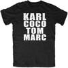 Karl Coco Tom Marc Men T Shirt Fashion Star Designer Fashion Blogger Fun Cult Hollywood Black