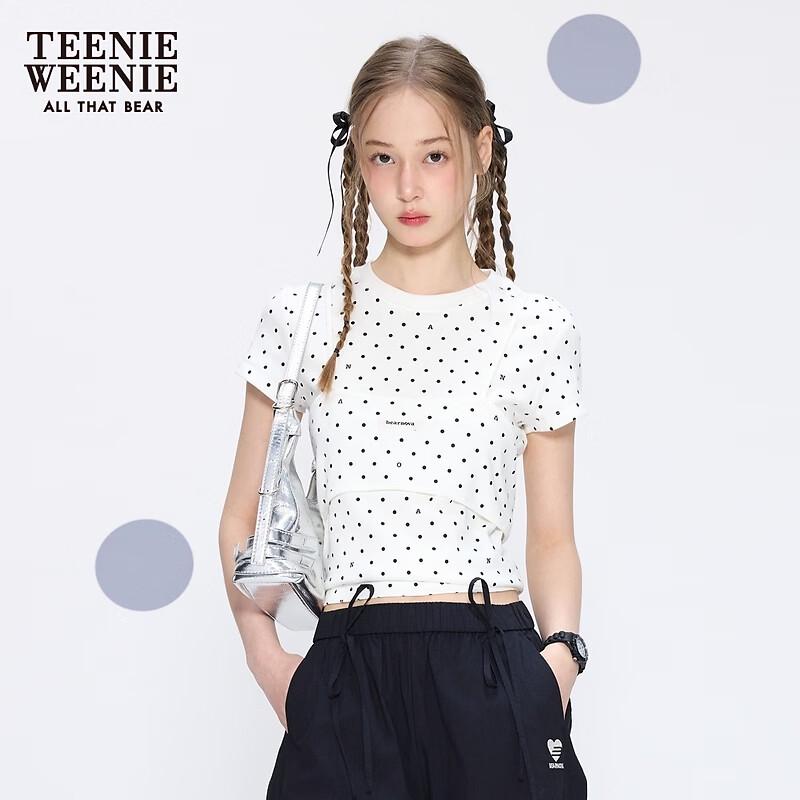 Teenie Weenie Bear Dot Print T-Shirt L