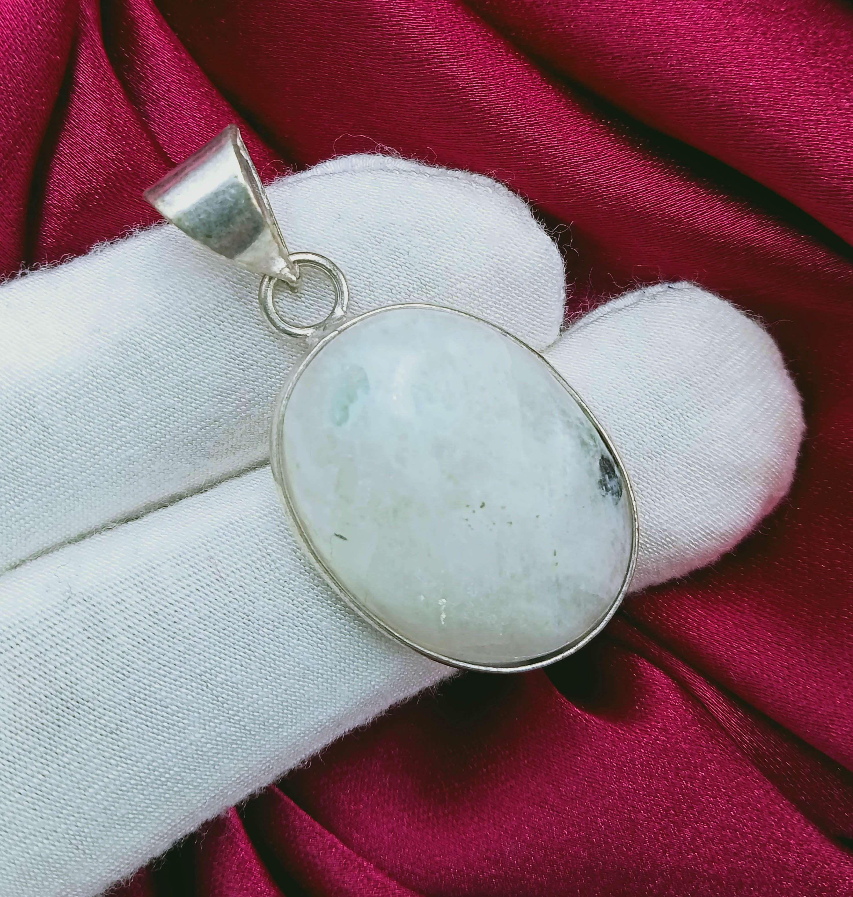 

Подвеска с лунным камнем из стерлингового серебра 925 пробы DEP-237