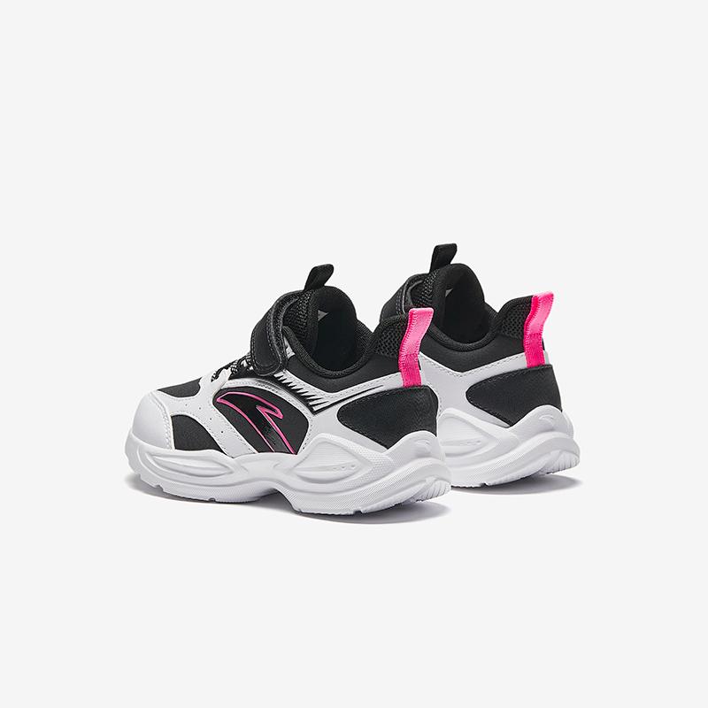 Anta Kids Synthetic Leather Fabric Running Series Trendy Comfortable Versatile Lightweight Shock Absorption Low Top Kids Running Shoes A22439925