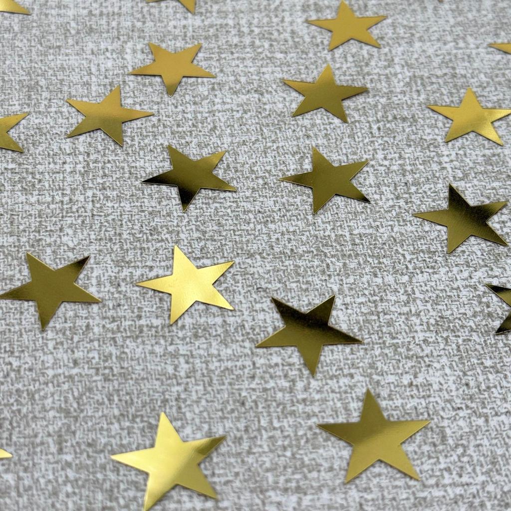 10-25MM Golden Star PET Sequins for DIY Jewelry & Clothing Accessories