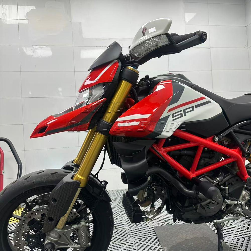 DUCATI Hypermotard 950-hez Oldalsó légterelő Oldalsó spoilerek Első spoilerek Hypermotard 950 SP RVE 2019-2024 Szárnyacskák