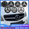 Grilă Față Emblema Stea Crom Argintiu Pentru Mercedes Benz Clasa B W245 2009-2011 Clasa C W204 2008-2014 Clasa GLK X204 2008-2012