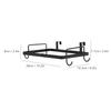 Household Hanging Iron Garbage Bag Rack Stand Bracket Trash Storage Holder Kitchen Accessory