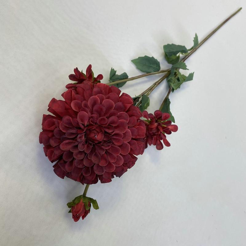Fushou Dahlia Artificial Flower For Home Decor And Photography Props