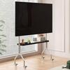 Living Room TV Movable Stand Bedroom Universal Stainless Steel Mobile TV Trolley 43-75 Inch Large Screen Floor Standing Stand