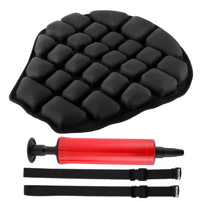 TPU Motorcycle Seat Cushion 3D Inflatable Air Pad Anti‑Vibration Pressure Relief Universal