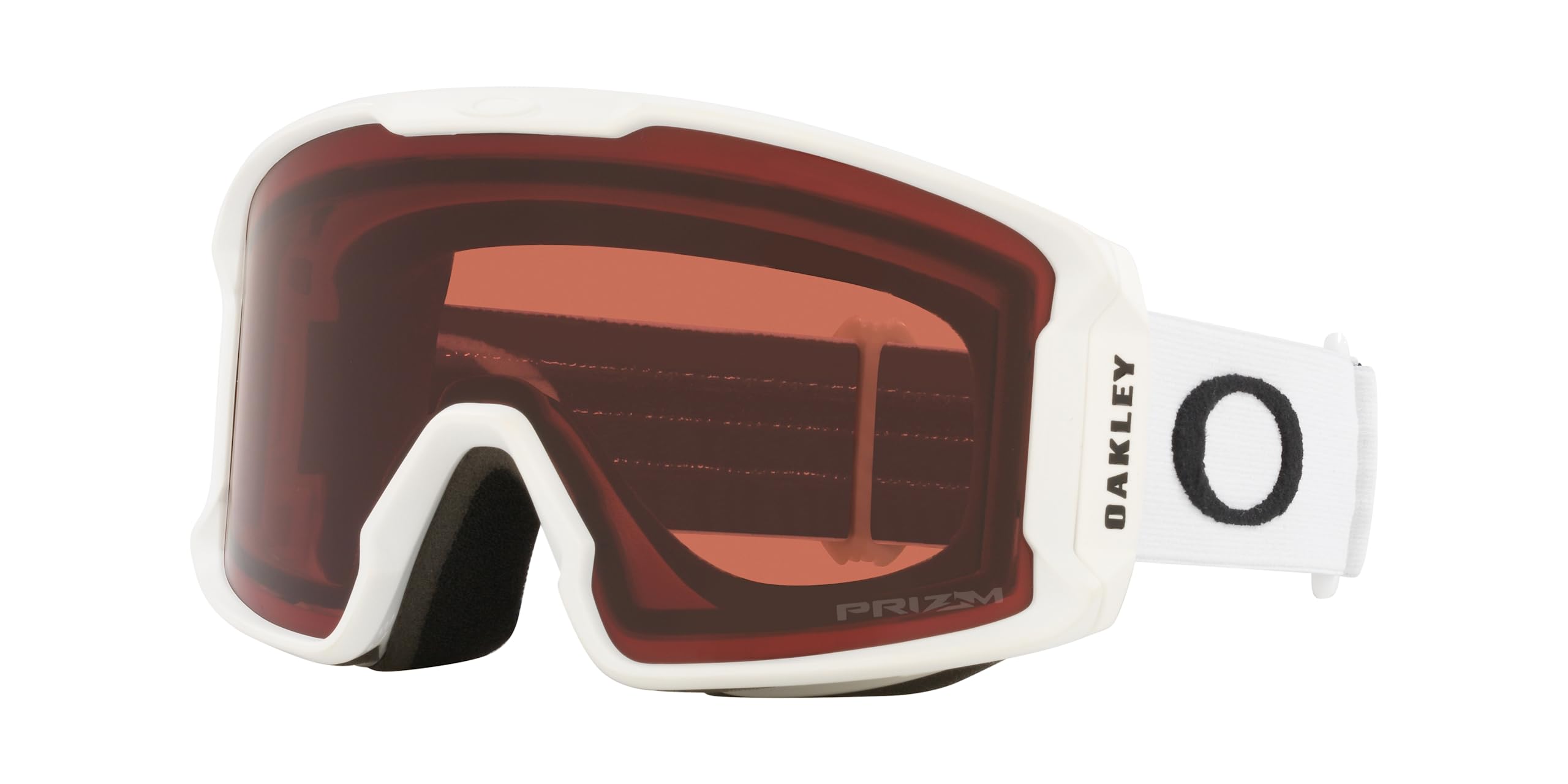 

Oakley LINE MINER M Matte Garnet One Size Goggles, White/Prizm Lens,