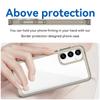 For Samsung Galaxy A35 5G Phone Case WANLONFENG XC Series TPU Acrylic Cover with Tempered Glass (Big Lens Hole)