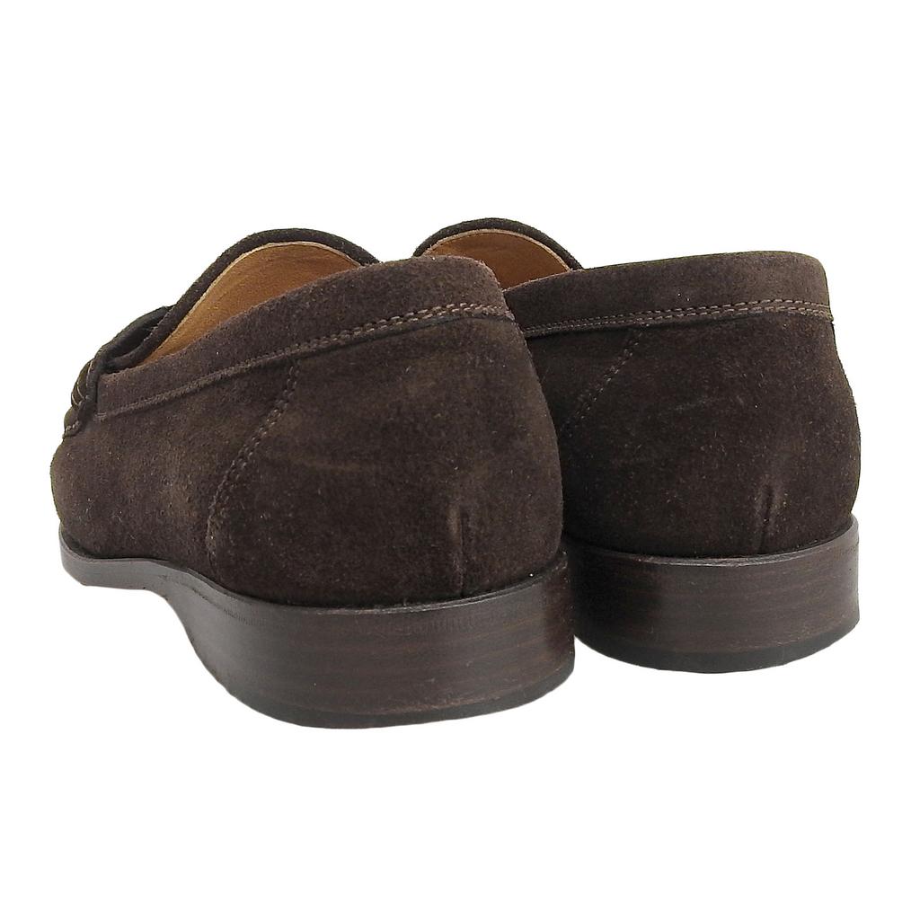 Great HERMES Loafers Constance Brown Suede Leather Women 36 Used