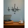 Iron Wall Art Music Heartbeat Decor for Home Office Gift