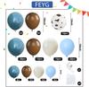 Balloon Chain Vintage Sea Blue Balloon Chain Garland Arch Set Farm Party Decoration Morandi Balloon Set