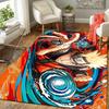 Naruto Power Print Crystal Velvet Plush Rug AntiSlip Resistant Floor Carpet For Indoor Household Home Decoration