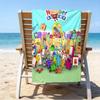 Ultra-Soft Beach Towel with Numberblocks Theme,Ideal for Pool - Camping, Diving - Perfect Travel Essential, Vibrant Beach Towel.