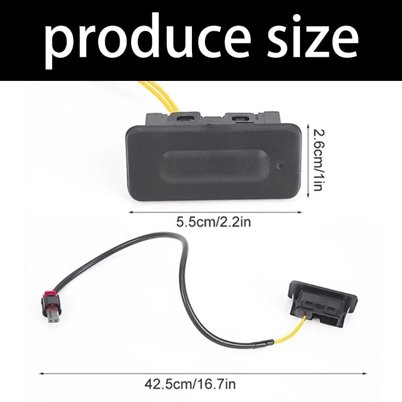 Tailgate Release Switches Easy Installation Plastic Material Rear Liftgate Button Replacement Part 85877553 for Car