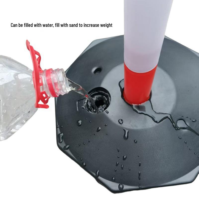 Inflatable Plastic Warning Post - Movable, Anti-Collision, Detachable PE Barrier