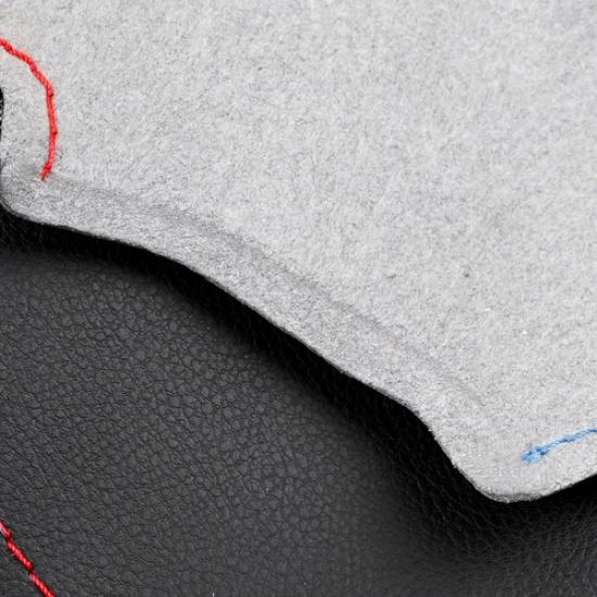 Red-Blue Line Steering Wheel Cover For BMW 3 Series E46 / E46 Coupe 2000-2006