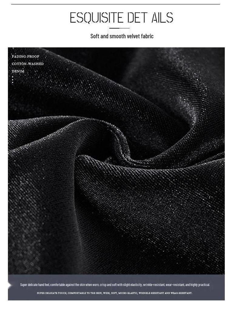 Pantaloni Larghi a Vita Alta Elasticizzata in Velluto Dorato da Donna - Taglie Forti Casual per Primavera/Autunno