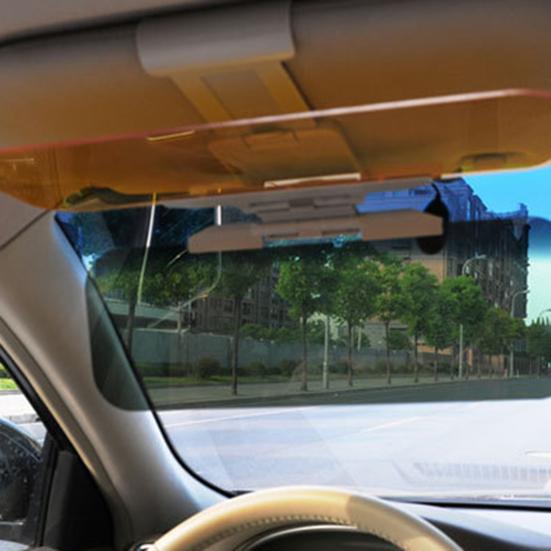 Night Vision Car Visor 2 In 1 Anti-Glare Sun Visor for Day Night Driving Anti-Dazzle Anti UV Shield Windshield Visor for Eye Protection